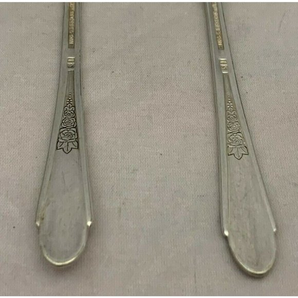 International Silver Wm Rogers & Son - Gardenia - 4 Teaspoons - 6" - Picture 10 of 12